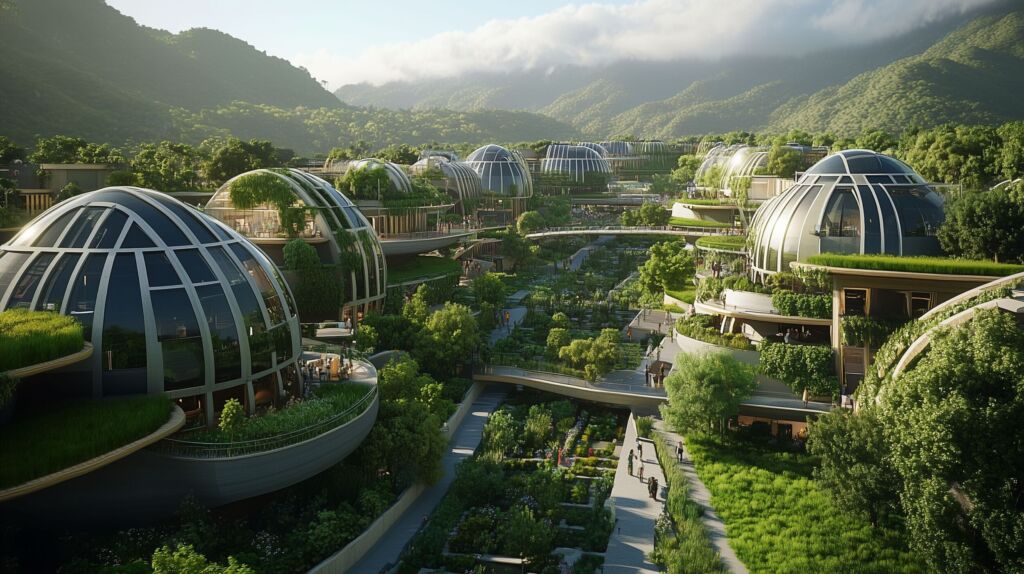 Szenario-Simulationen für Strategen: Rollenspiele mit Digital Humans 1 City with green industries and zero carbon