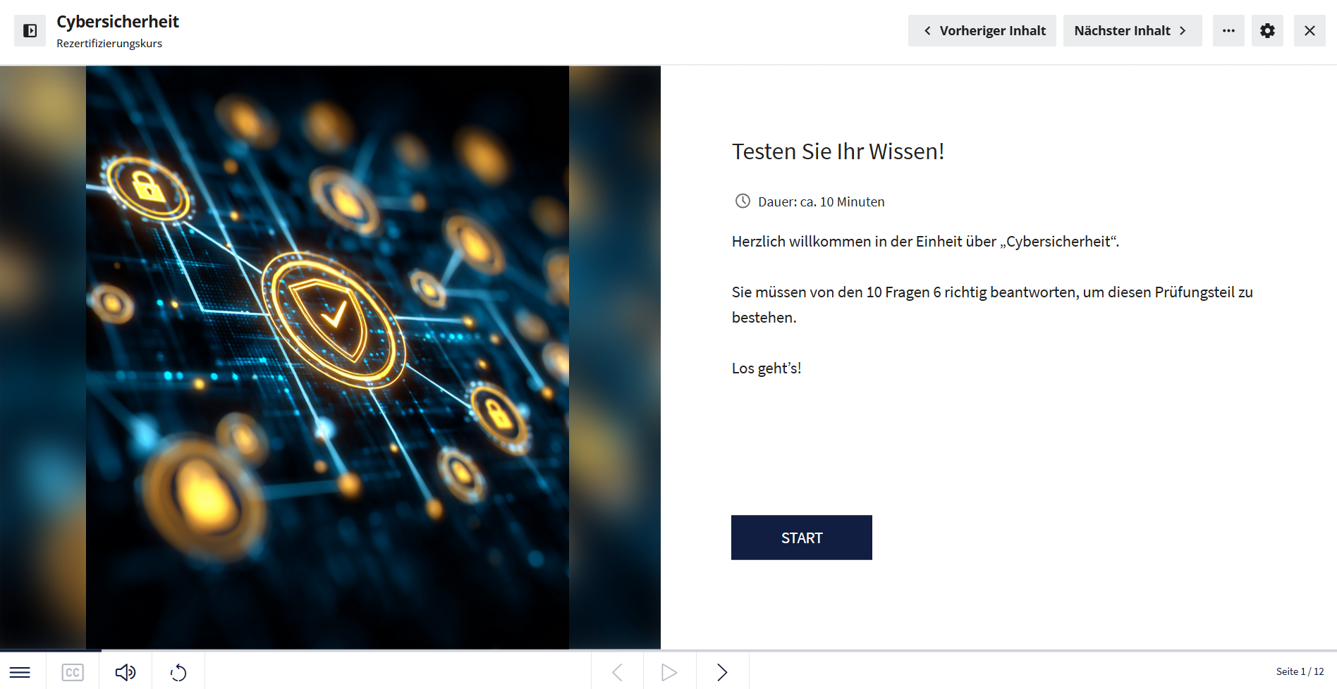 Rezertifizierungskurs für Security Awareness