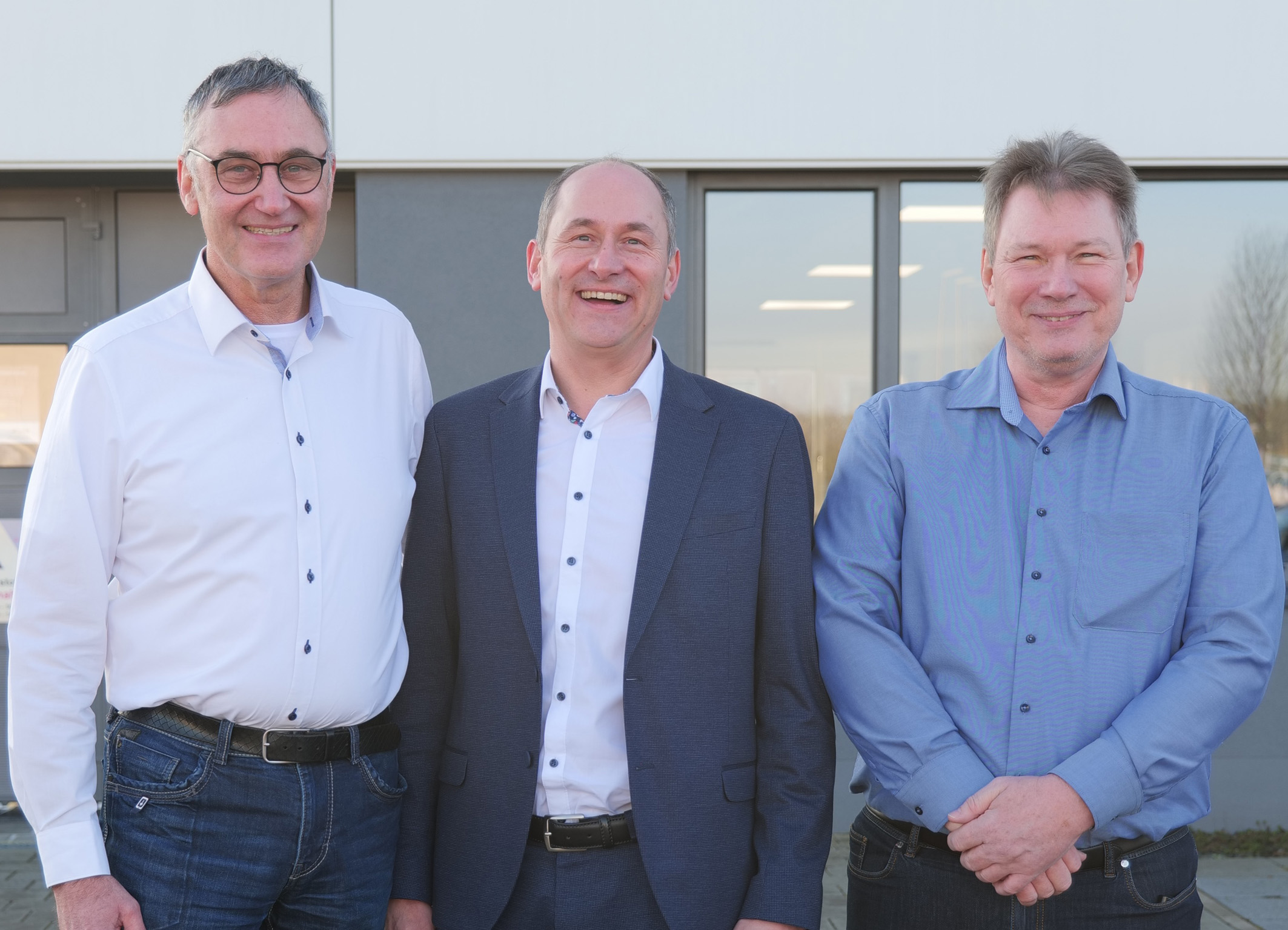 Guido Artschwager (Firmengründer Artschwager + Kohl Software), Michael Frieß (Vorstandsvorsitzender Heitec AG), Jürgen Kohl (bisheriger Gesellschaftergeschäftsführer von Artschwager + Kohl Software).