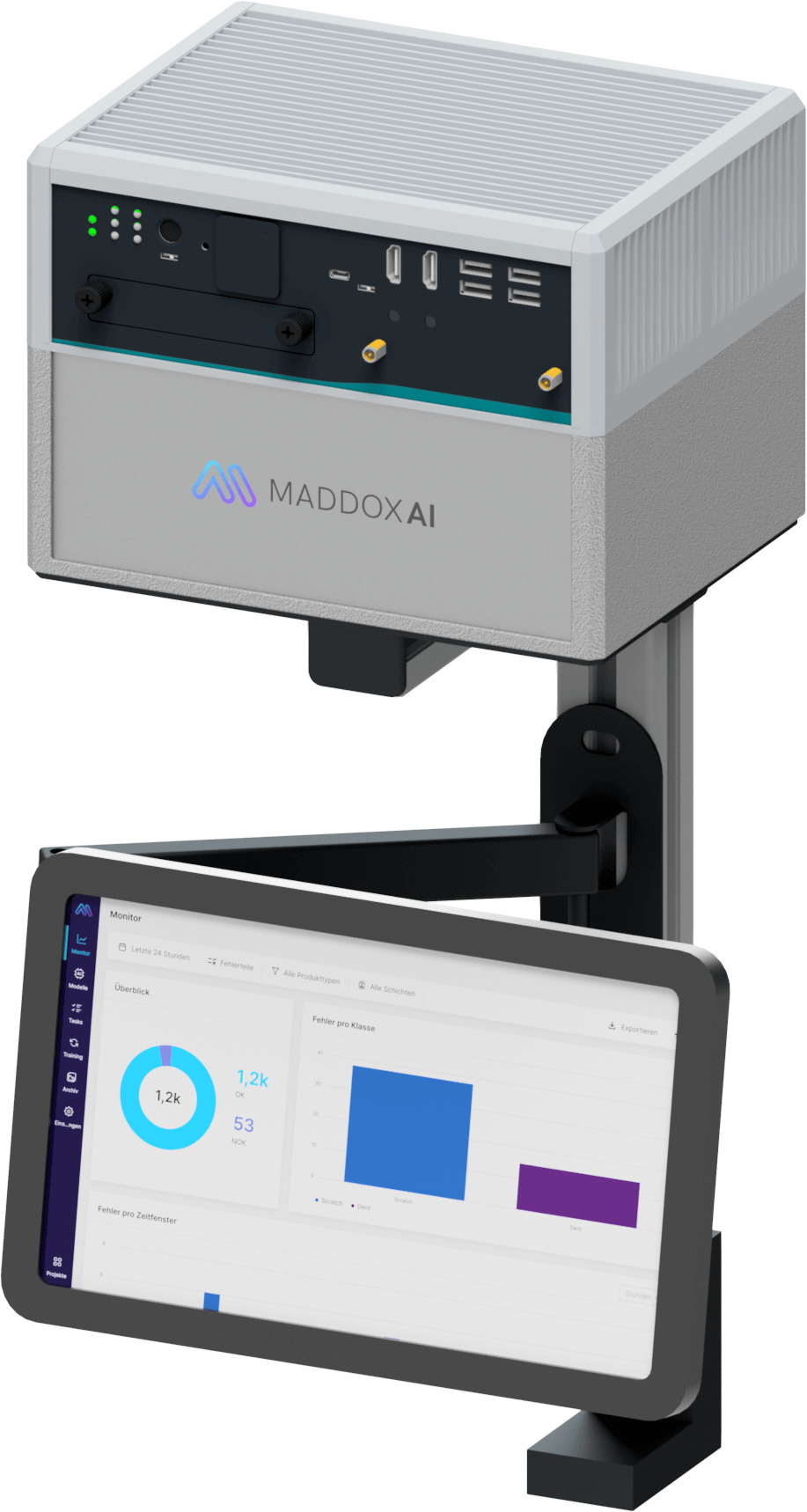 Das Inspektionssystem von Maddox AI