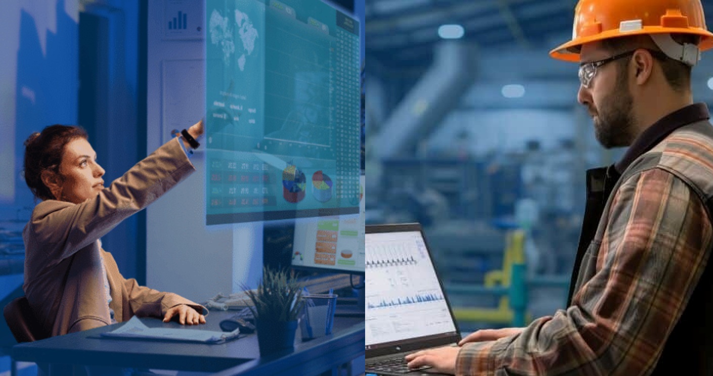 KI-bereites Shopfloor Management arbeitet mit einheitlichen Informationen aus der Fertigung, welche von Topfloor bis Shopfloor Entscheidungen unterstützen.