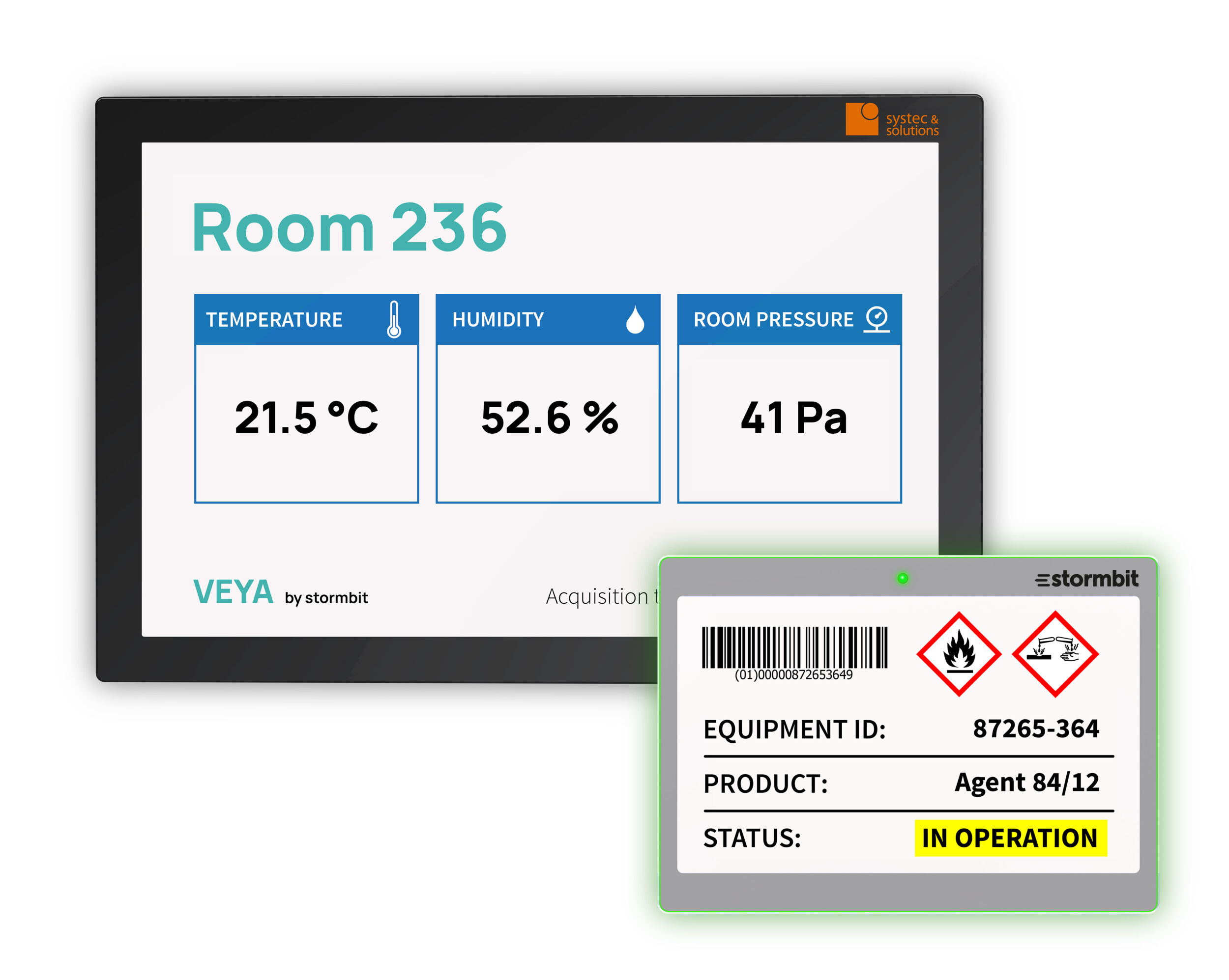 Stormbit bietet Software für die Pharmaproduktion 12 VEYA screens montage SYSTEC