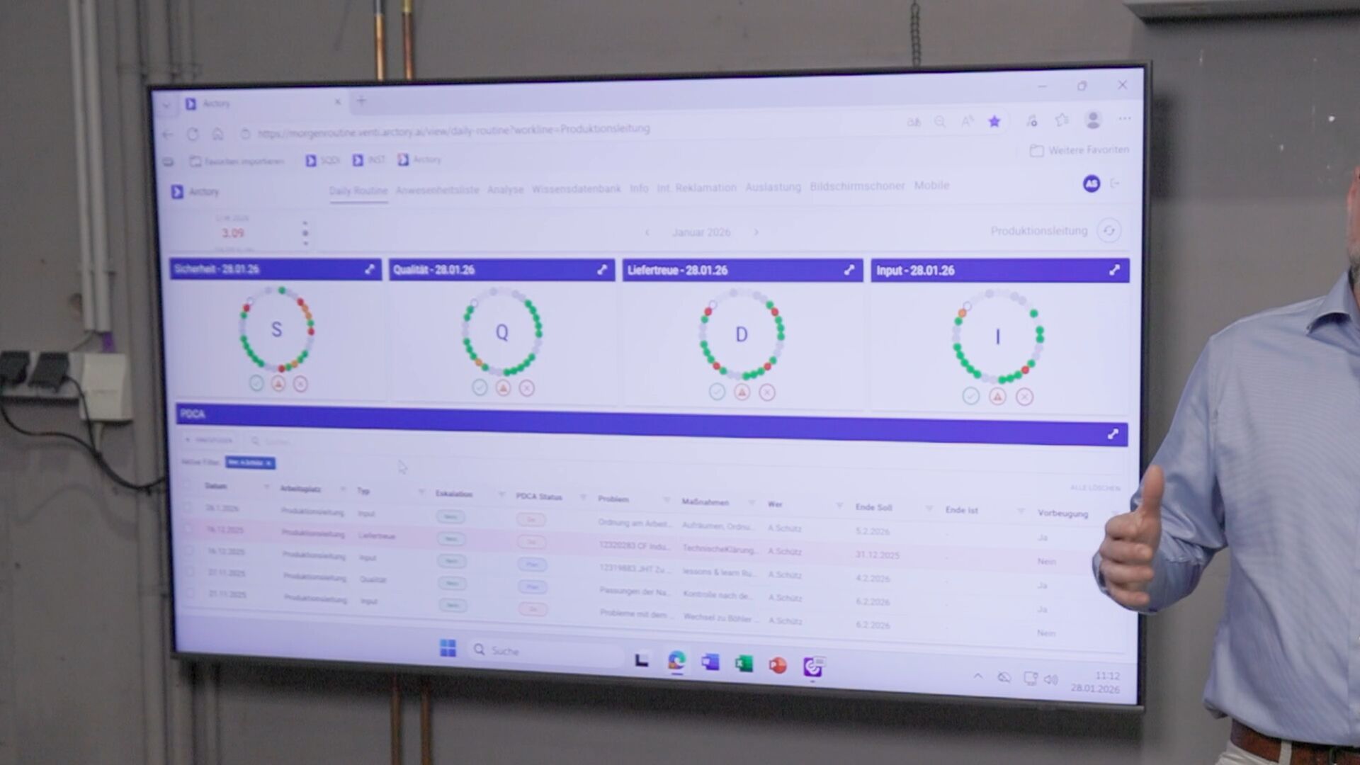 Wie Venti Oelde den Shopfloor selbst digitalisiert 18 Digitales Shopfloor Management bei Venti Oelde