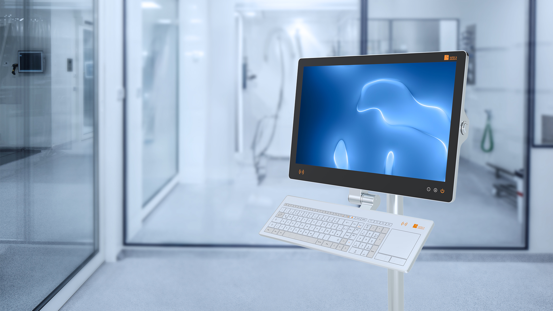 Die Multitouch-Displays sind in 18,5 und 23,8 Zoll verfügbar und für den Einsatz unter Reinraum- und EX-Bedingungen ausgelegt.