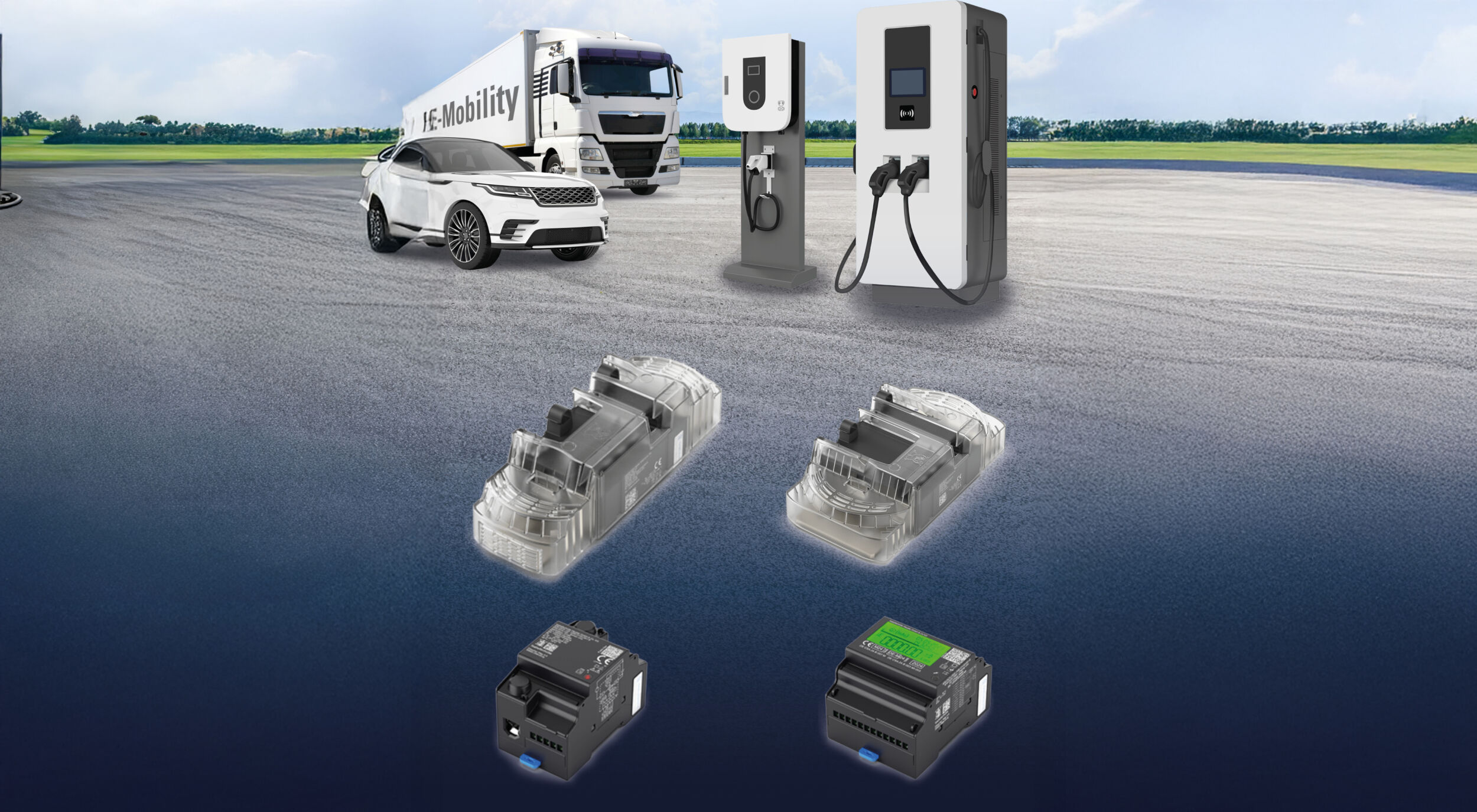 DC-Zähler für High-Power- und Megawatt-Charging