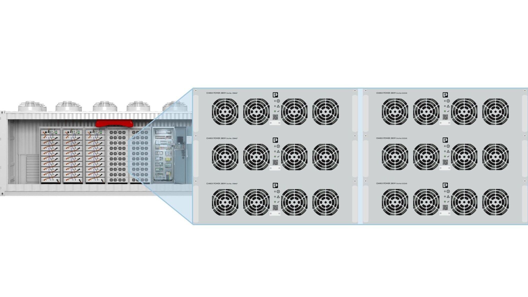 Leistungsmodule für Batteriespeichersysteme 4 Durch die parallel verschalteten Leistungsmodule von Phoenix Contact lässt sich eine Gesamtleistung von bis zu 1.5MW realisieren.