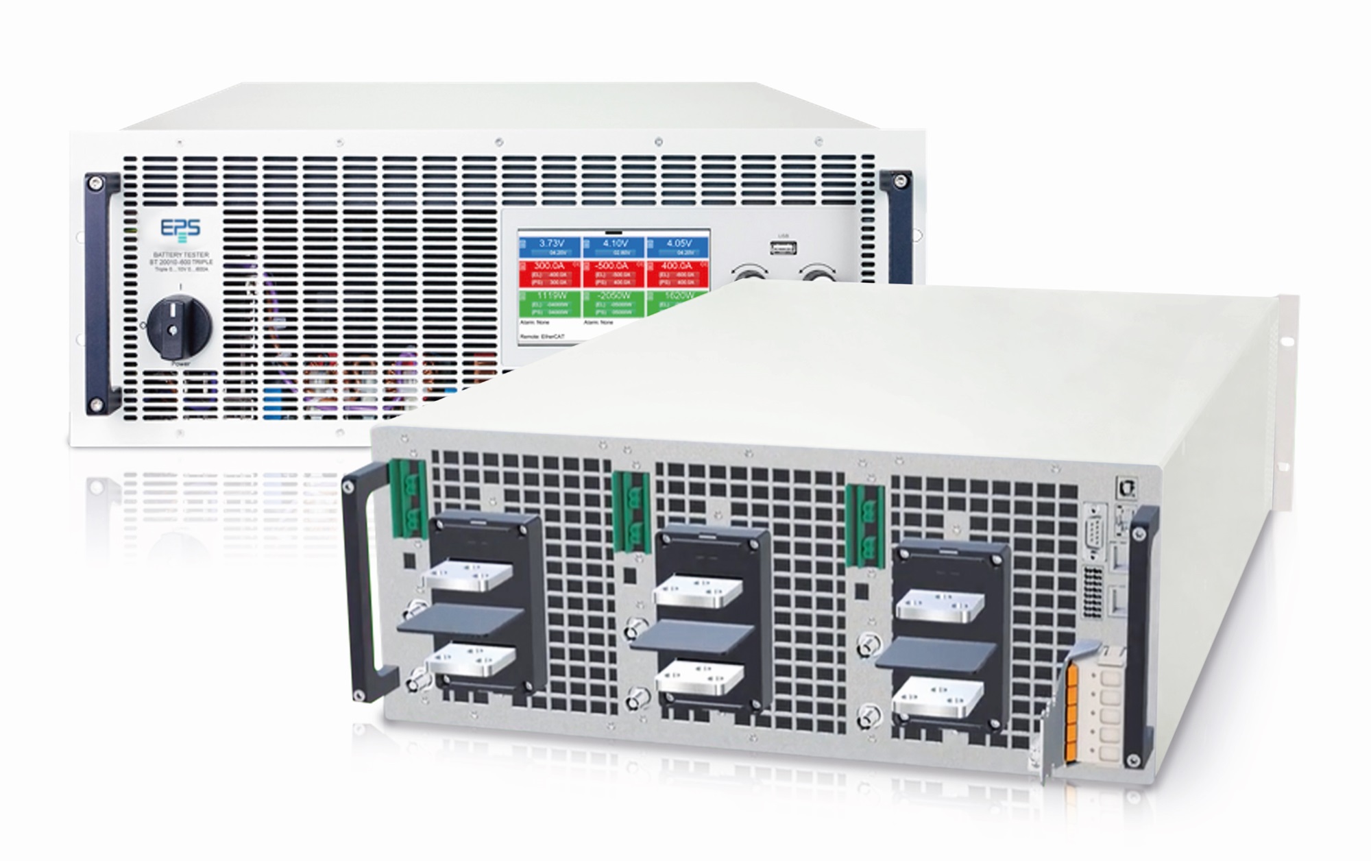 Programmierbare bidirektionale Batterietester mit Energierückspeisung