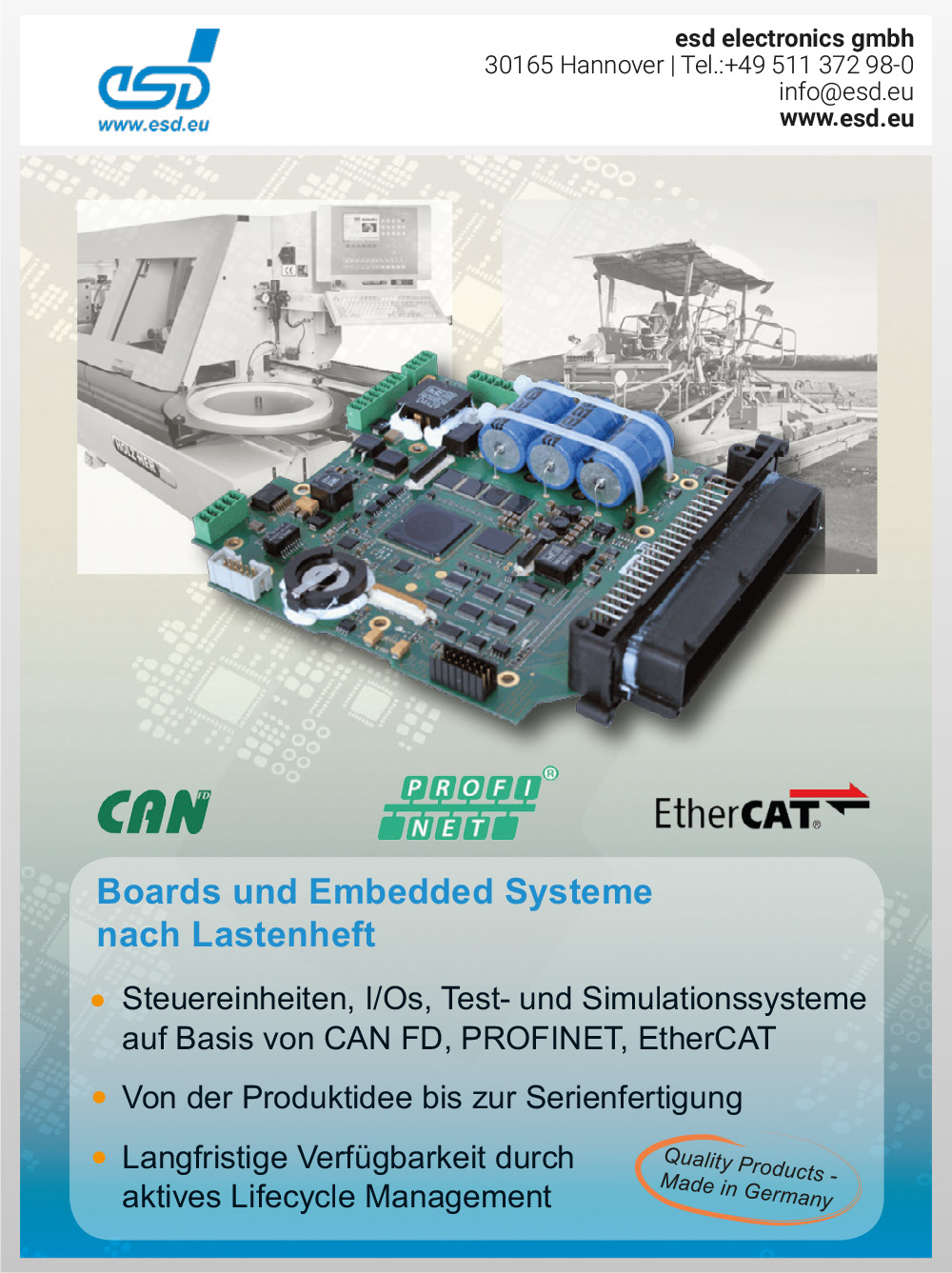 Produktübersicht – esd electronics GmbH