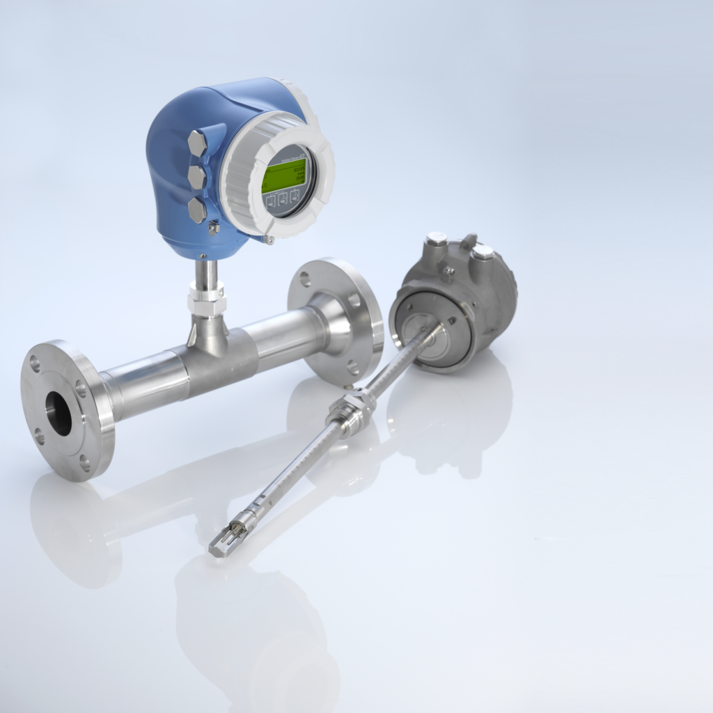 So lässt sich der Durchfluss von Gasen präzise und sicher messen 1 Endress+Hauser hat das thermische
Massedurchfluss-Messgerät Proline T-Mass 300/500 nach der IEC61508 entwickelt.
