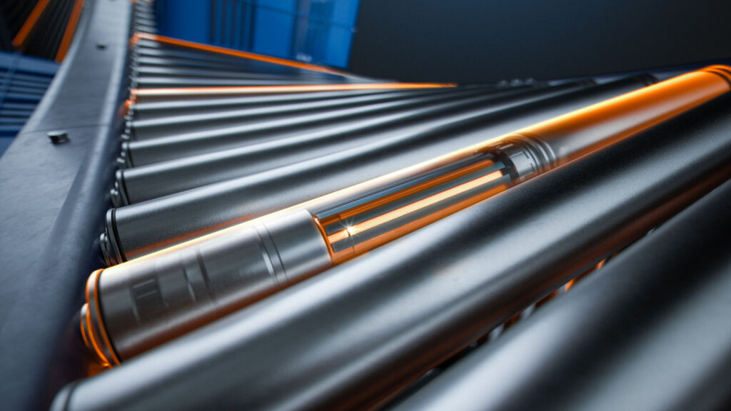 Revolution in der Intralogistik 1 Die Motorrollenlösung o450 soll in der Logistik einen antriebstechnischen Technologiesprung einleiten.