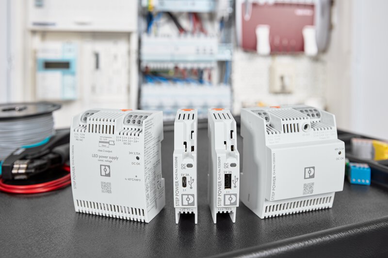 Stromversorgung für die Gebäudeautomation: versorgen und aufladen über USB