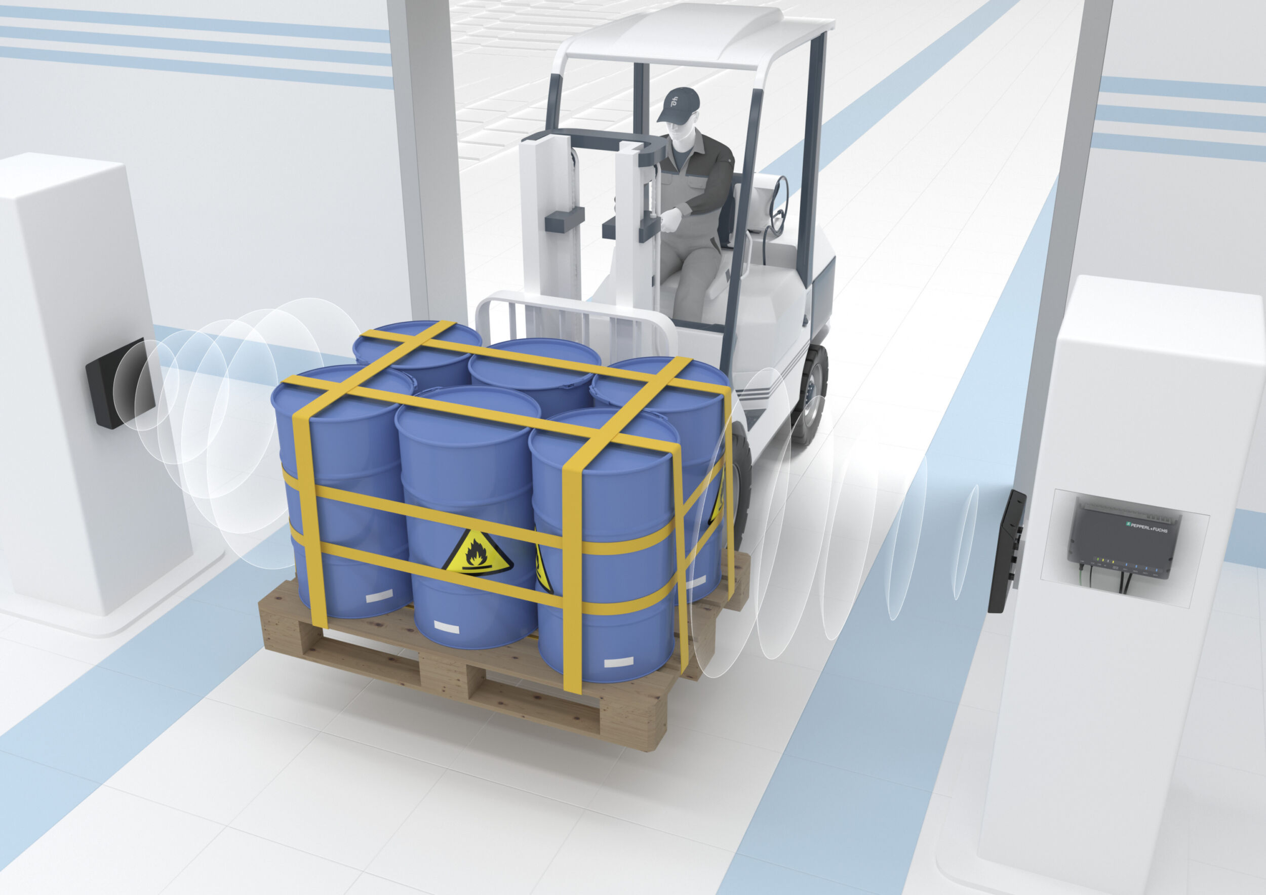 UHF-RFID-Reader macht Warenströme transparent
