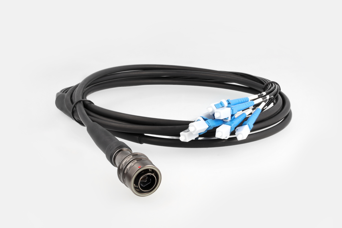 LWL-Steckverbinder mit kontaktloser Technik
