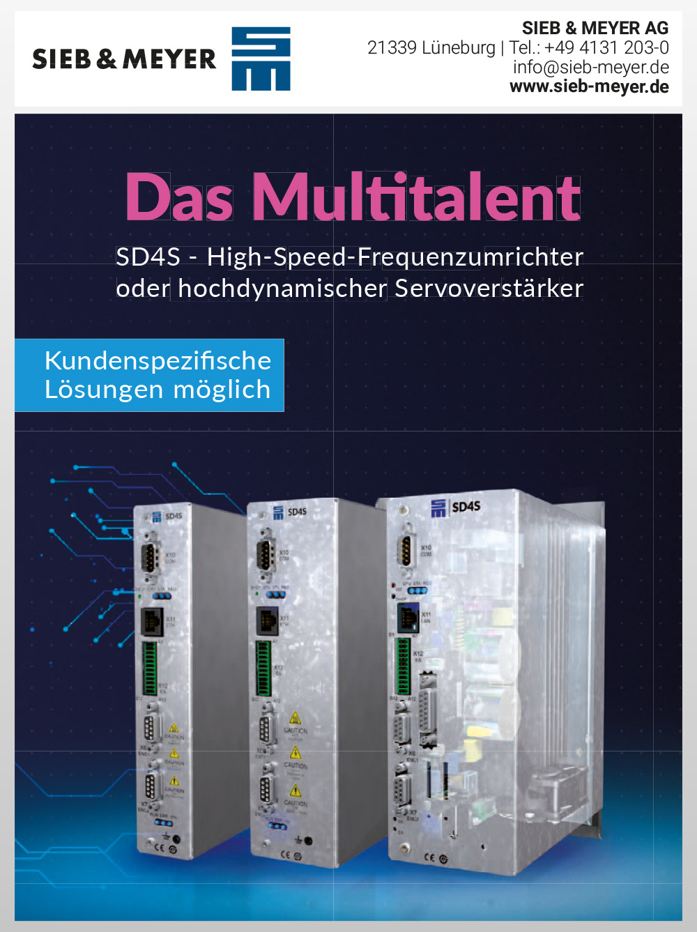 Produktübersicht - SIEB & MEYER AG 4 Produktübersicht – SIEB & MEYER AG