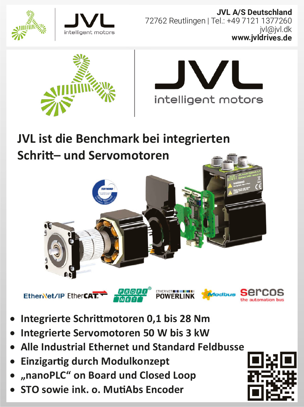 Produktübersicht - JVL A/S 8 Produktübersicht – JVL A/S