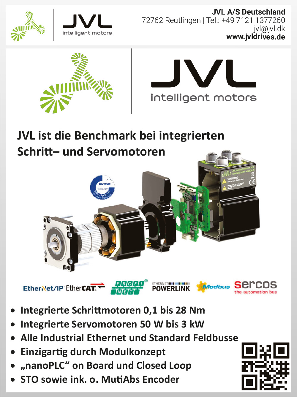 Produktübersicht - JVL A/S 3 Produktübersicht – JVL A/S