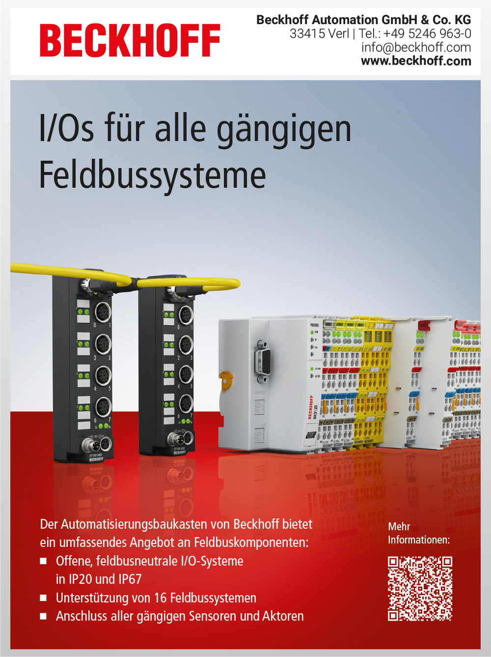 Produktübersicht - Beckhoff Automation GmbH & Co. KG 11 Produktübersicht – Beckhoff Automation GmbH & Co. KG