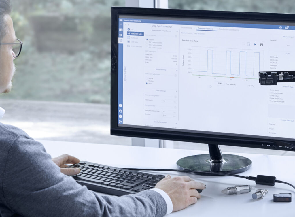 Gewusst wie 3 Die Baumer Sensor Suite (BSS) ist eine anwenderfreundliche PC-Software zur Evaluation, Auswahl und Parametrierung von IO-Link Geräten.