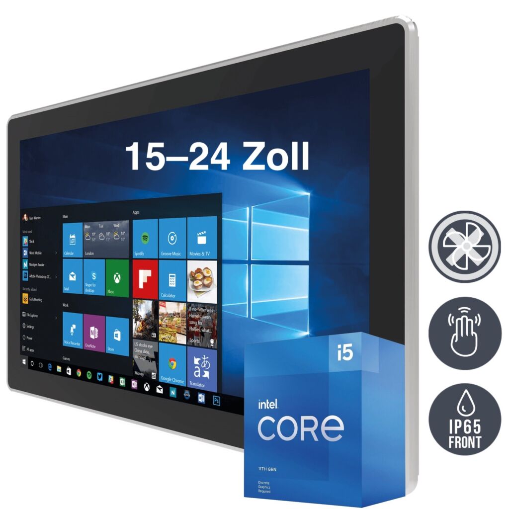 Panel-PCs mit Multitouch 1 Panel-PCs der PP-Serie von TL