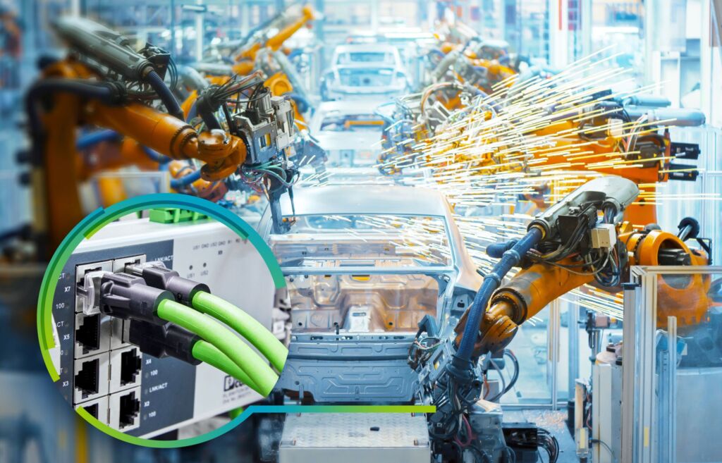 So lassen sich Daten sicher übertragen – mit aufeinander abgestimmten Steckverbindern auf Geräte- und Feldseite 1 RJ45-Standard, das geht auch für anspruchsvolle Industrieanwendungen - mit dem richtigen Steckverbindersystem.