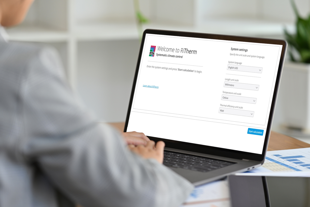 Sicherheit und Effizienz Hand in Hand 3 Bild 3 | Das Auslegungstool RiTherm wurde auf Basis der Eplan Cloud entwickelt und sorgt mit zahlreichen neuen Vorteilen in Zukunft entlang der gesamten Wertschöpfungskette für noch bessere Kühlung und Nachhaltigkeit.