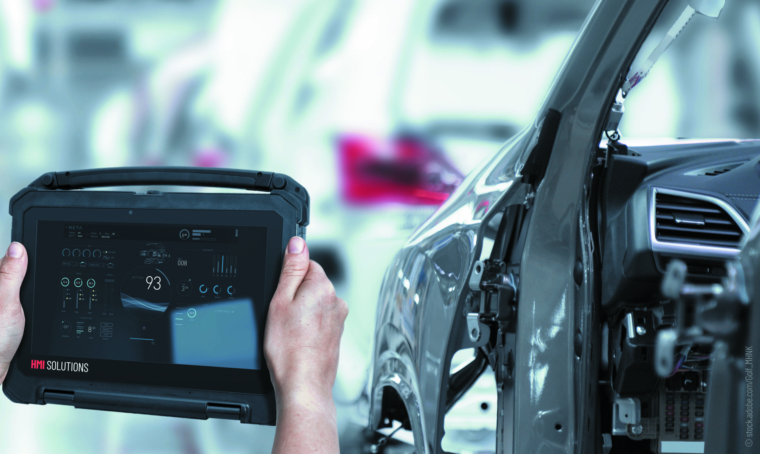 Namhafte PKW-Hersteller setzen Panel-PCs und Industrie-Tablets von Rose als Basis ihrer Werkerführungsysteme ein.