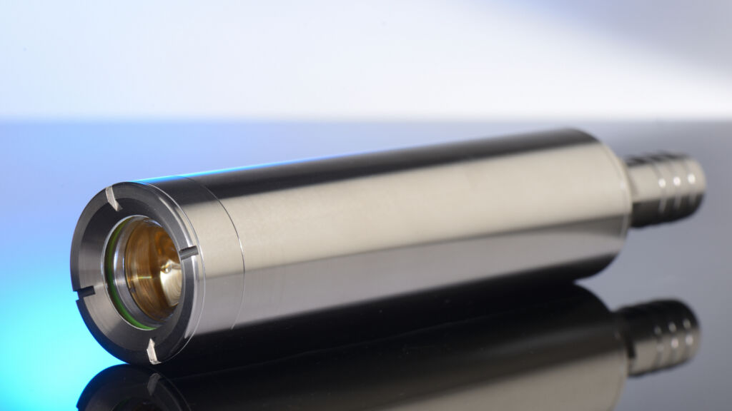 Laser-Tauchsonde sorgt für smartes Inline-Monitoring von Wasser und Abwasser 2 Die am Fraunhofer ILT entwickelte 2D Fluoreszenzsonde ist der zentrale Baustein für ein Inline Wasser- und Abwassermonitoring.