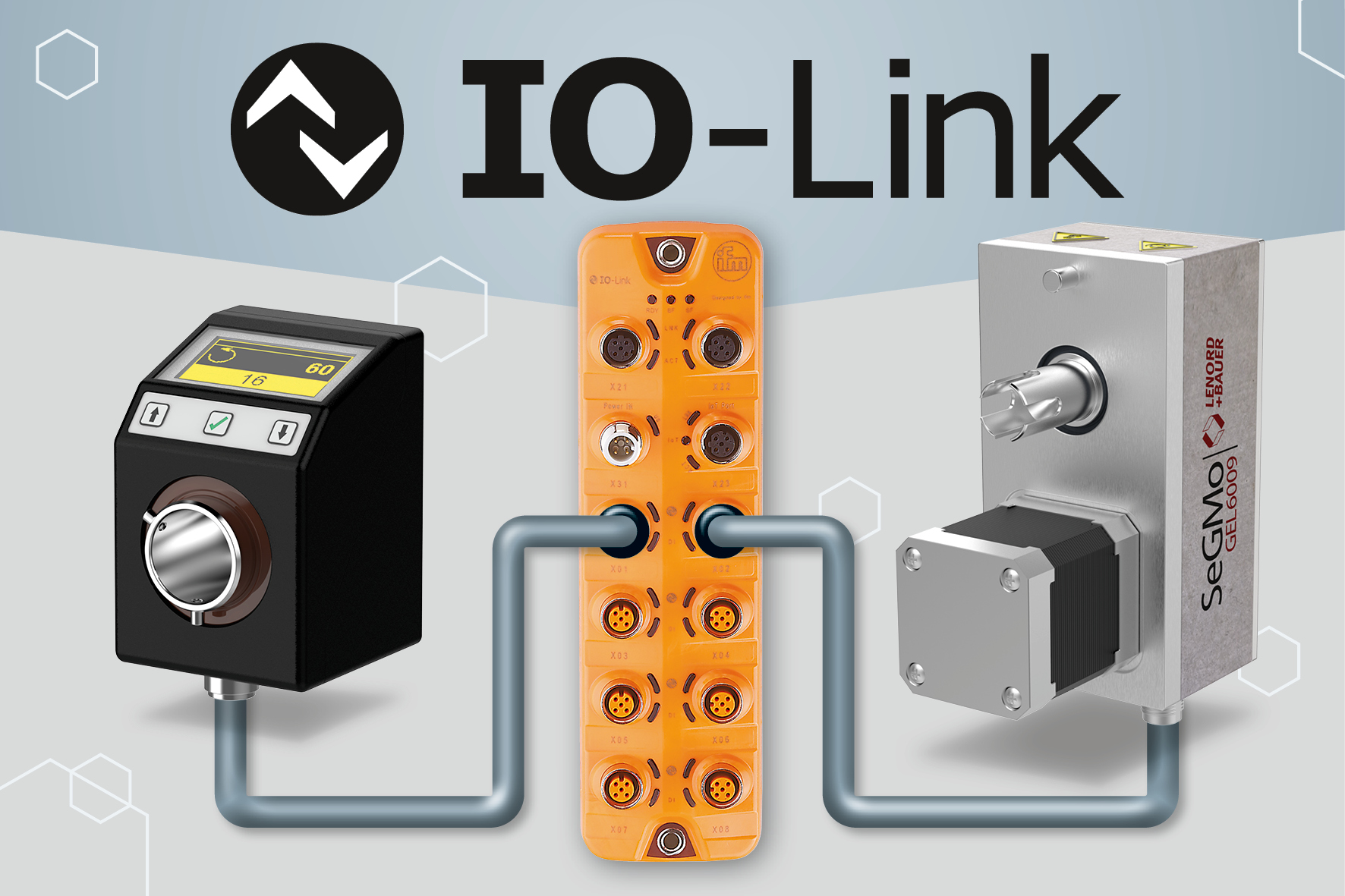 IP54-Stellantrieb mit IO-Link