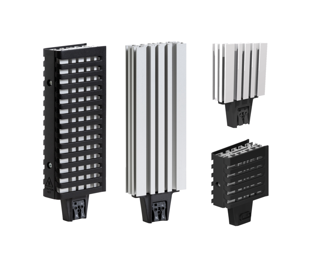 Kompakt, sicher und energieeffizient heizen 2 PTC Heizung P70 von 20 bis 175 W (optional mit Berührschutz)