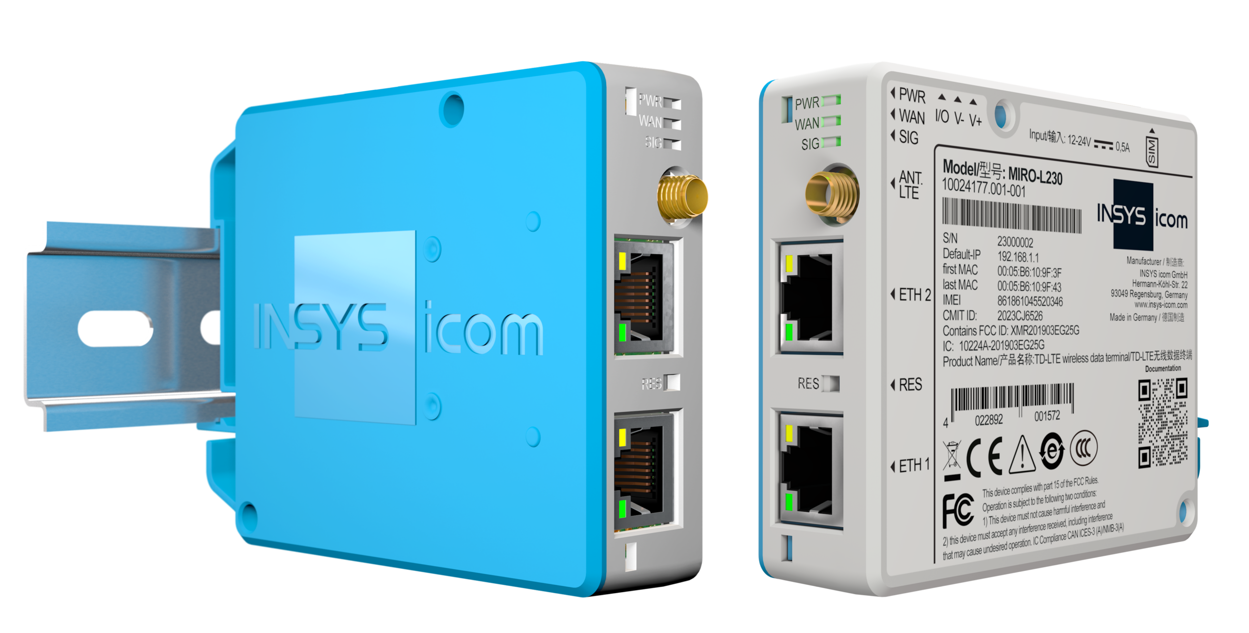Mobilfunkrouter mit weltweiter Frequenzabdeckung