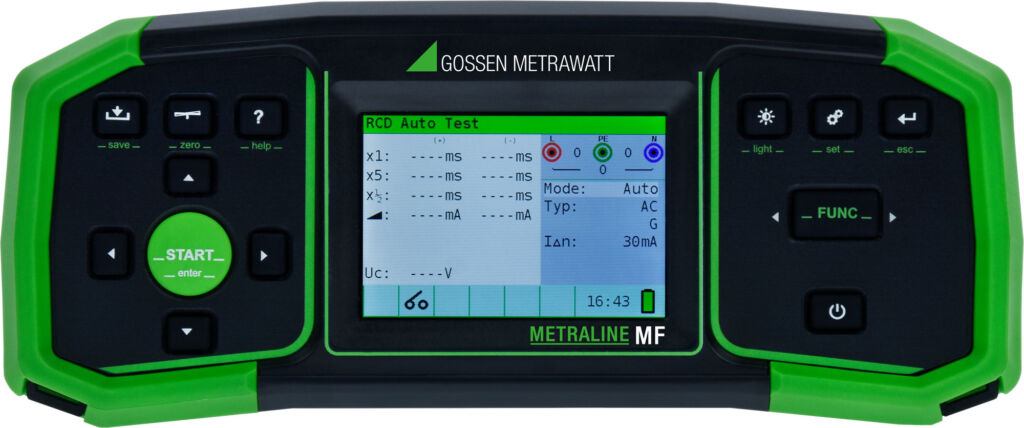 Multifunktionaler Installationstester 1 Metraline MF front 2000