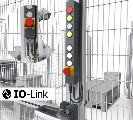 Befehlsgeber-Einheit mit IO-Link-Schnittstelle