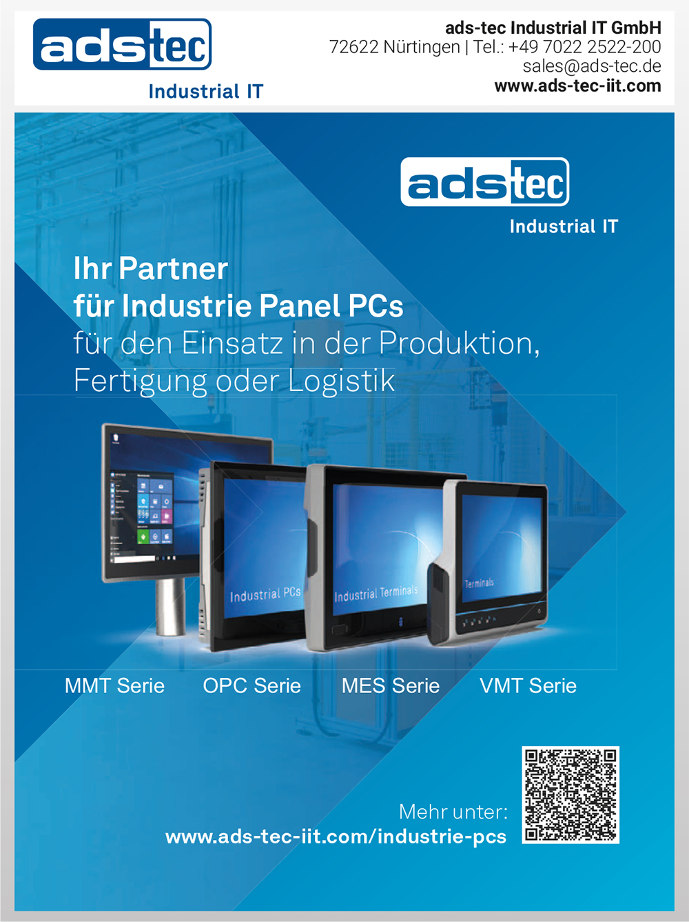 Produktübersicht - ads-tec Industrial IT GmbH 2 Produktübersicht – ads-tec Industrial IT GmbH