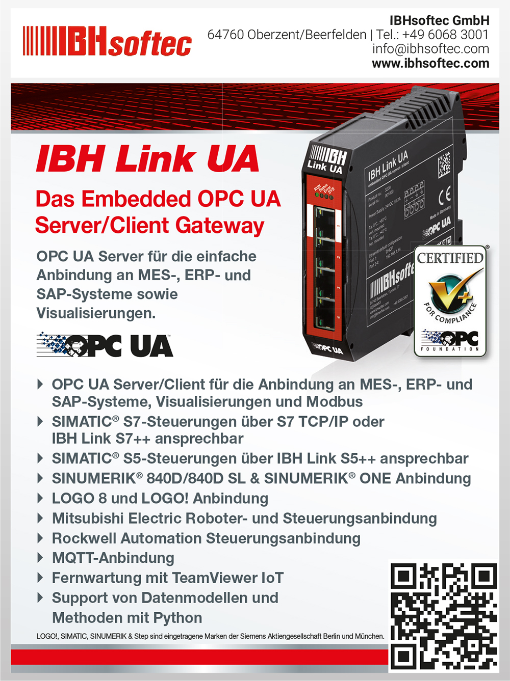 Produktübersicht - IBHsoftec GmbH 6 Produktübersicht – IBHsoftec GmbH