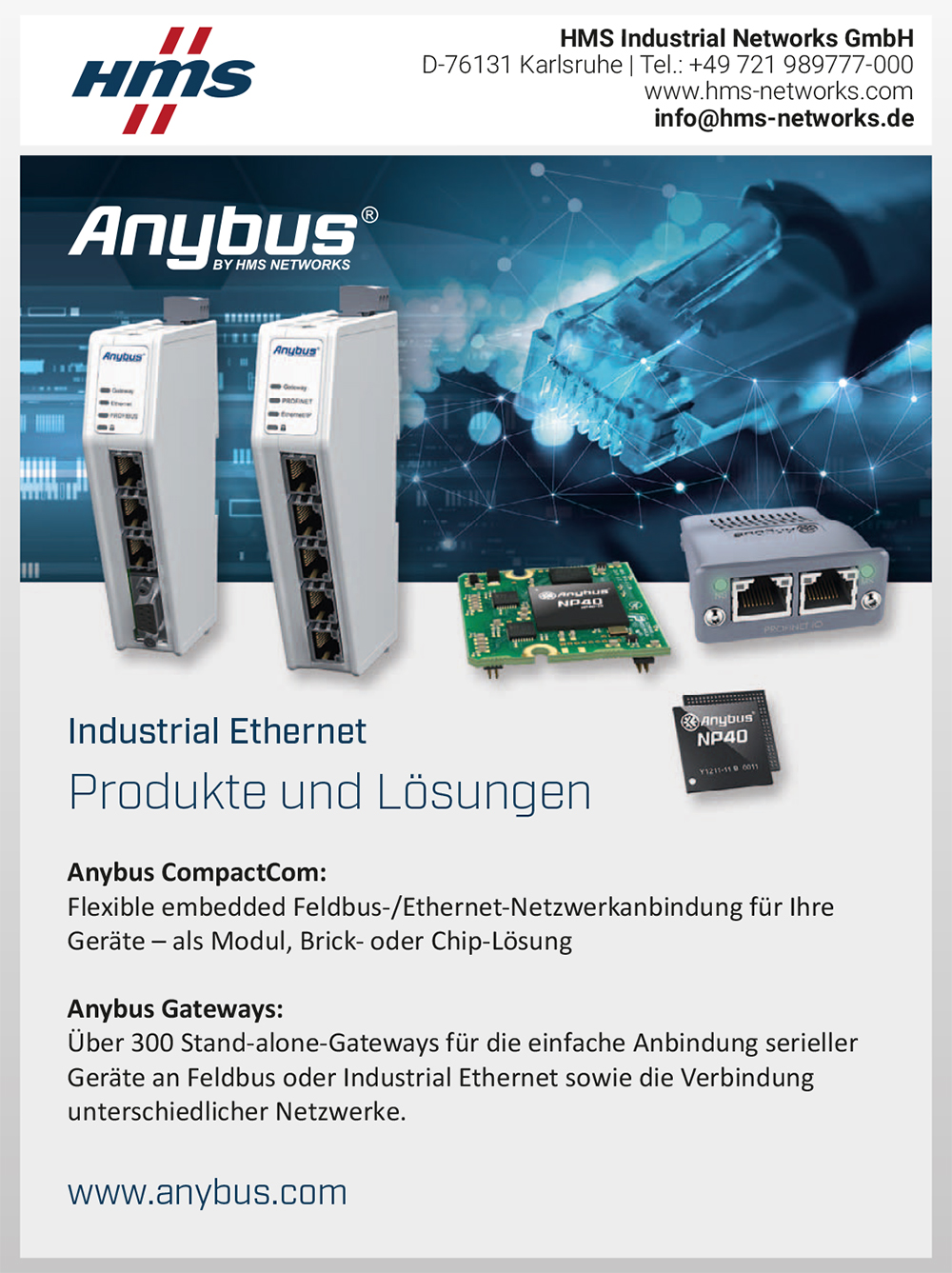 Produktübersicht - HMS Industrial Networks GmbH 3 Produktübersicht – HMS Industrial Networks GmbH