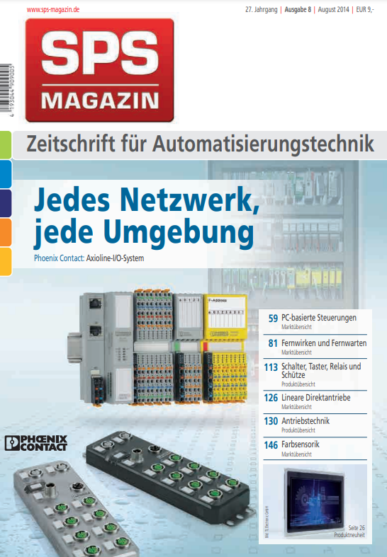 Axioline-I/O-System von Phoenix Contact 2 SPS MAGAZIN 8 14 Titelbild