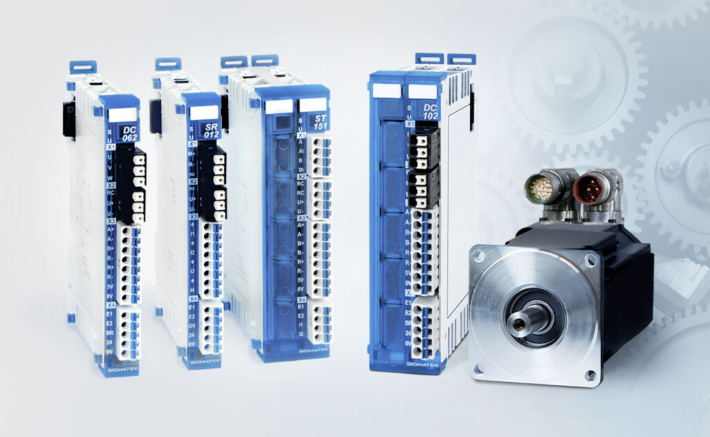 Pflanzen-Setzmaschine 4.0 1 Kompakte Sigmatek-Hutschienenmodule für die Motorsteuerung: Serie DC für Servomotoren, Serie SR für
bürstenbehaftete DC-Motoren, Serie ST für Schrittmotoren