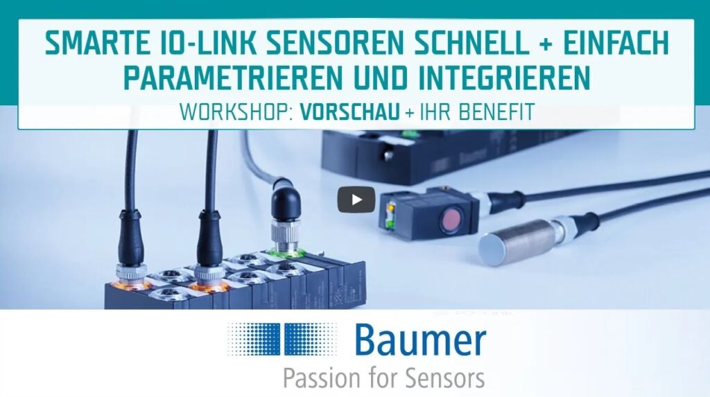 Workshop von Baumer zu smarten IO-Link-Sensoren 1 baumer workshop