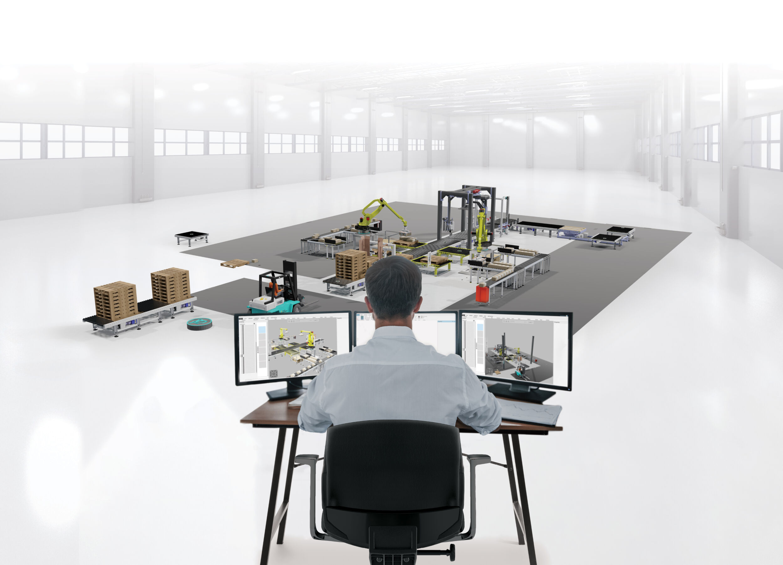 3D-Simulation für Fabrikplaner