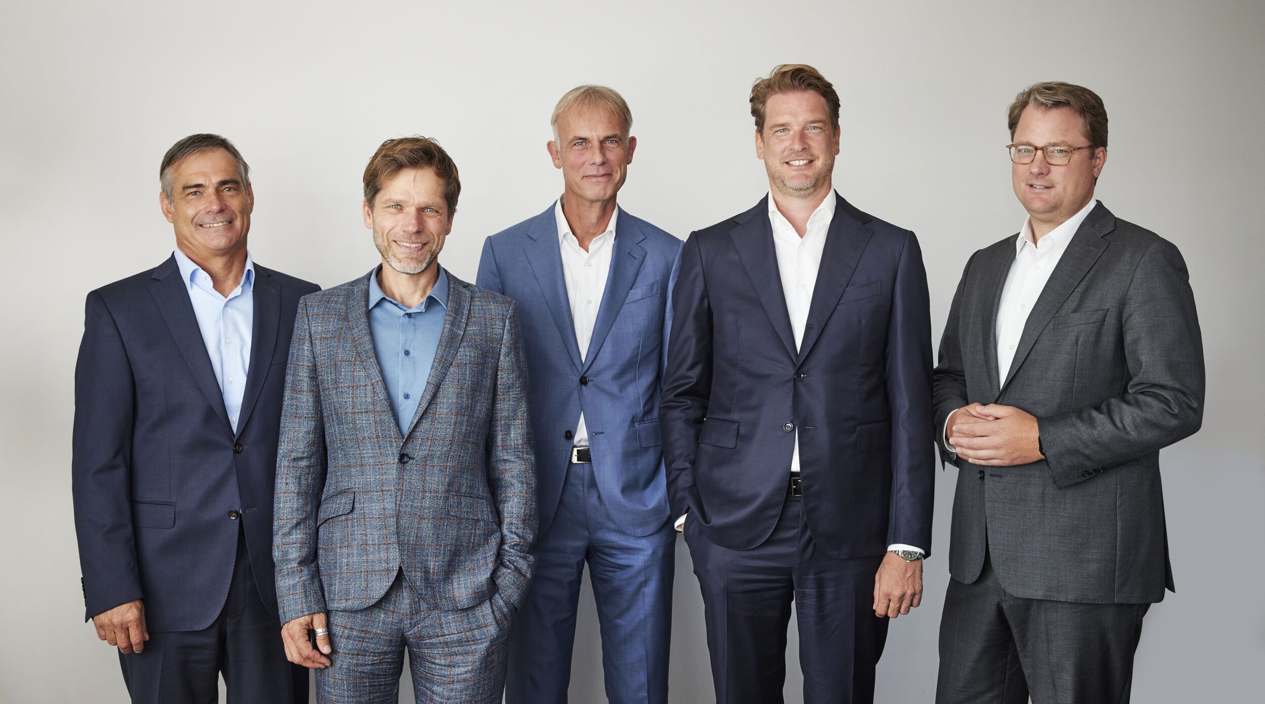 Der Vorstand der IFM-Unternehmensgruppe (v.l.n.r.): Benno Kathan, Martin Buck, Michael Marhofer, Dr. Dirk Kristes, Christoph von Rosenberg
