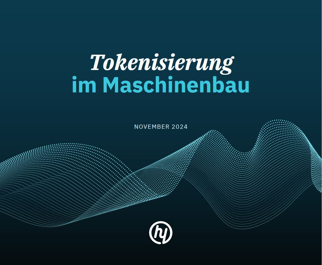 Kostenfreie Studie: Tokenisierung im Maschinenbau 3 Kostenfreie Studie:
Tokenisierung im Maschinenbau
