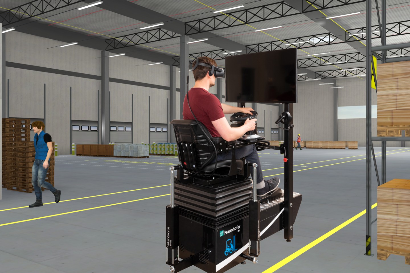 Mit LiftNick virtuell Stapler fahren