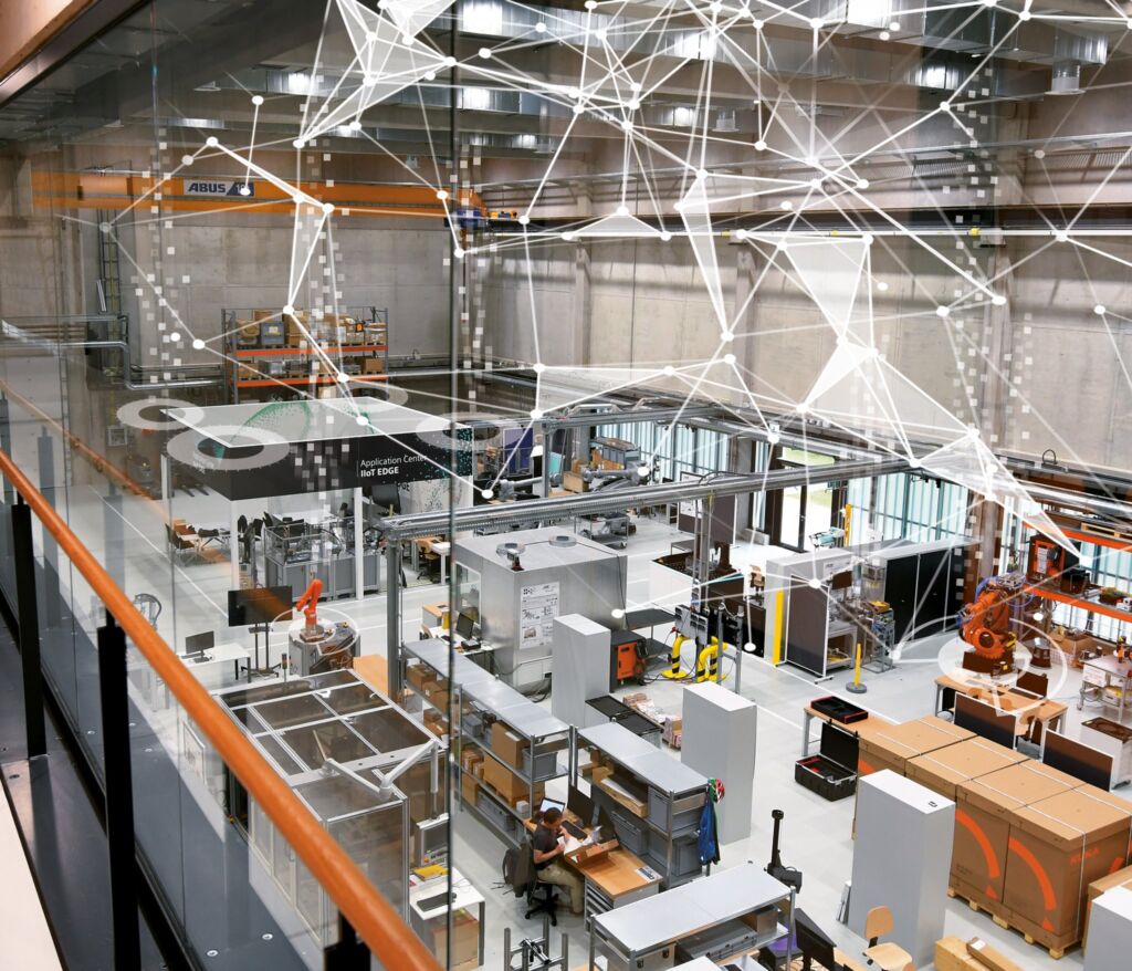 Transfer-X soll Mittelständlern den Weg in die Datenökonomie ebnen 1 Sensornetz Forschungsfabrik