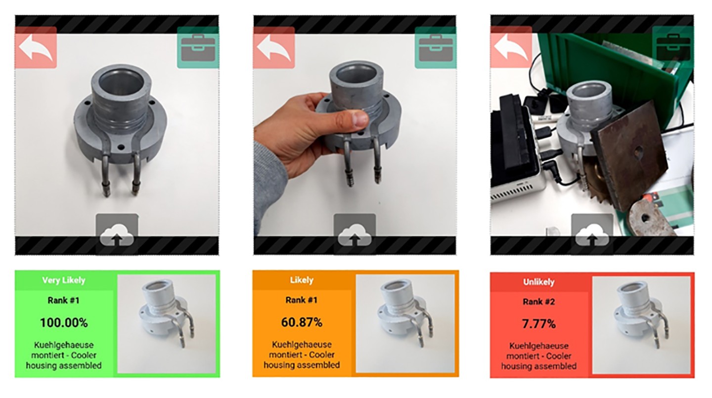 Eine App zur Bauteilerkennung