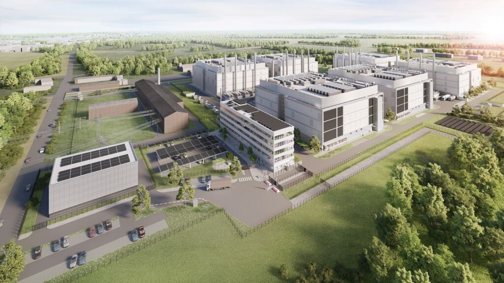 Schwarz Digits investiert 11Mrd.€ in neues Rechenzentrum 1 Schwarz Digits Datacenter Lübbenau (Rendering)