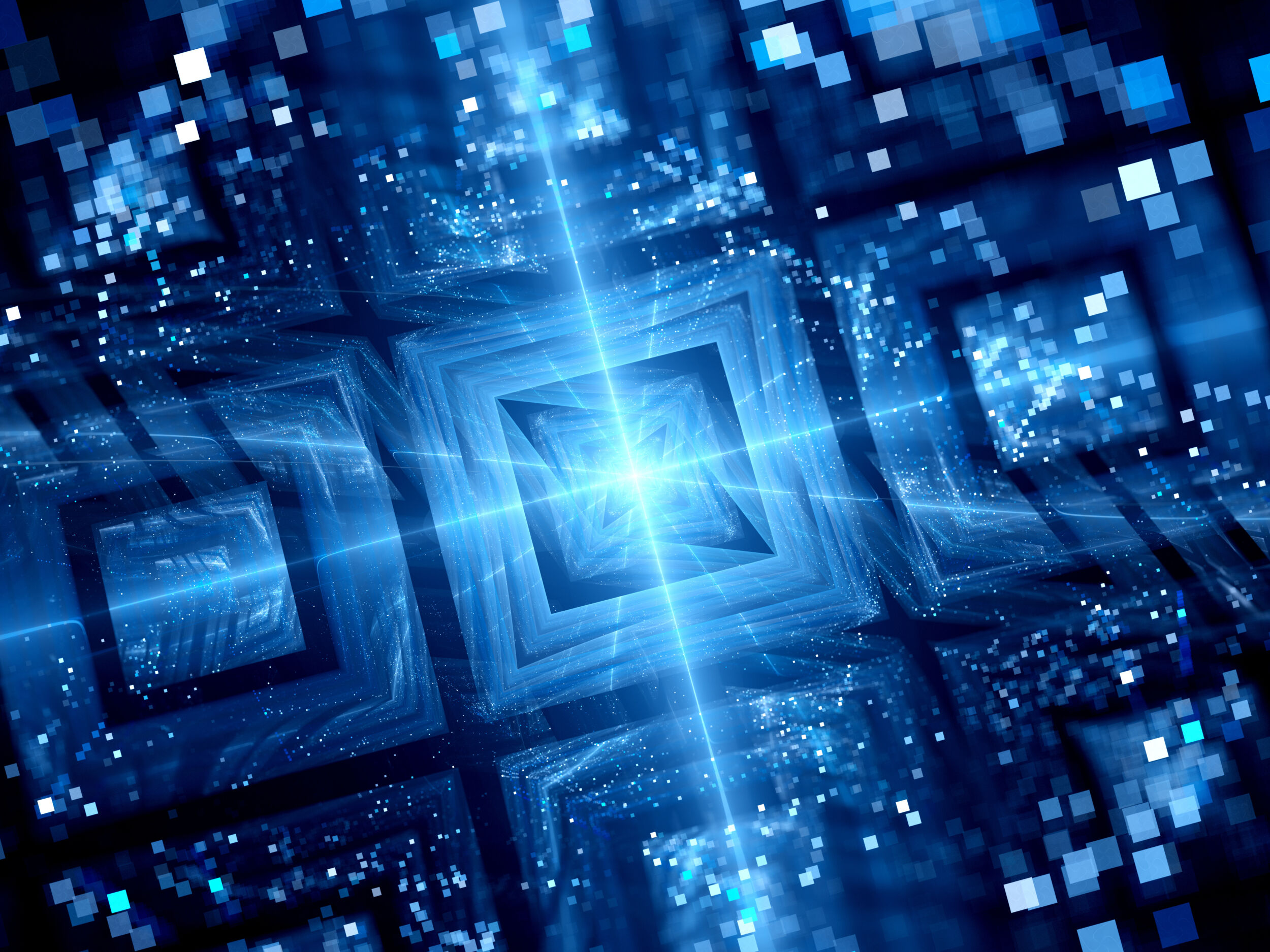 Blue new space technology