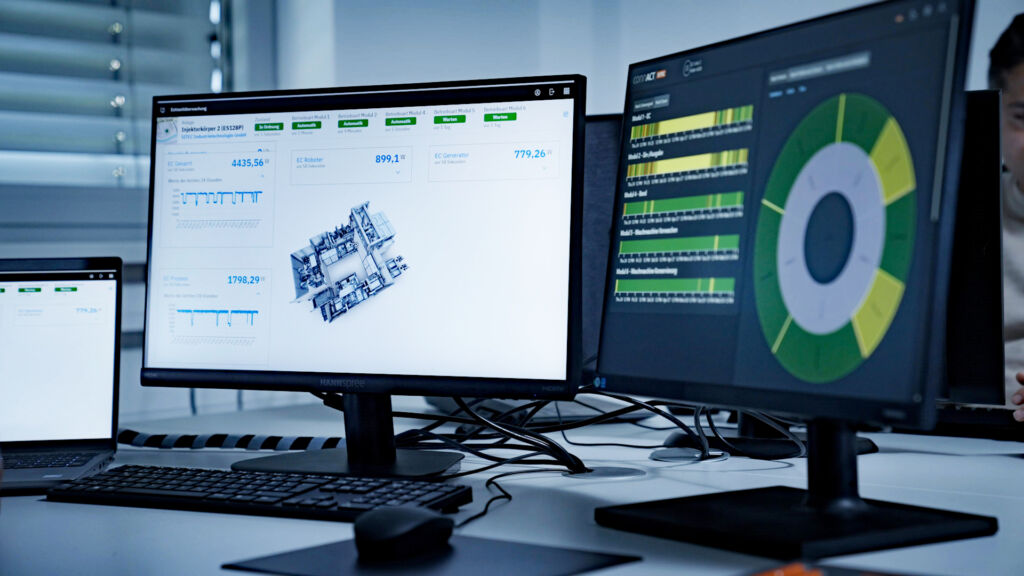 Retrofit-Daten sauber integriert 2 Integriertes Energiedashboard und Produktivitätskennzahlen in ConnAct