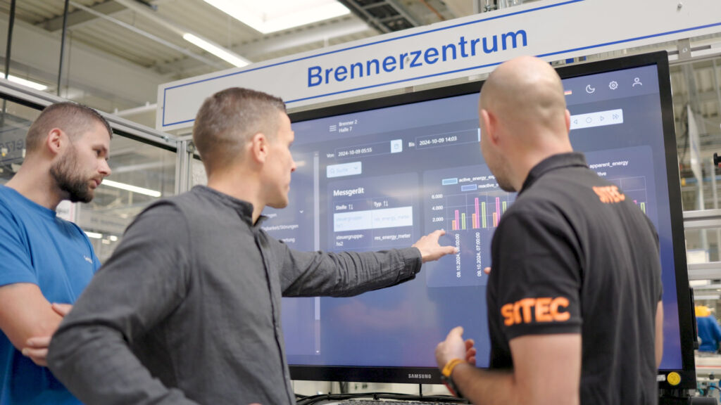 Retrofit-Daten sauber integriert 1 Shopfloor-Meeting bei Webasto am HMI-Terminal Brennerzentrum