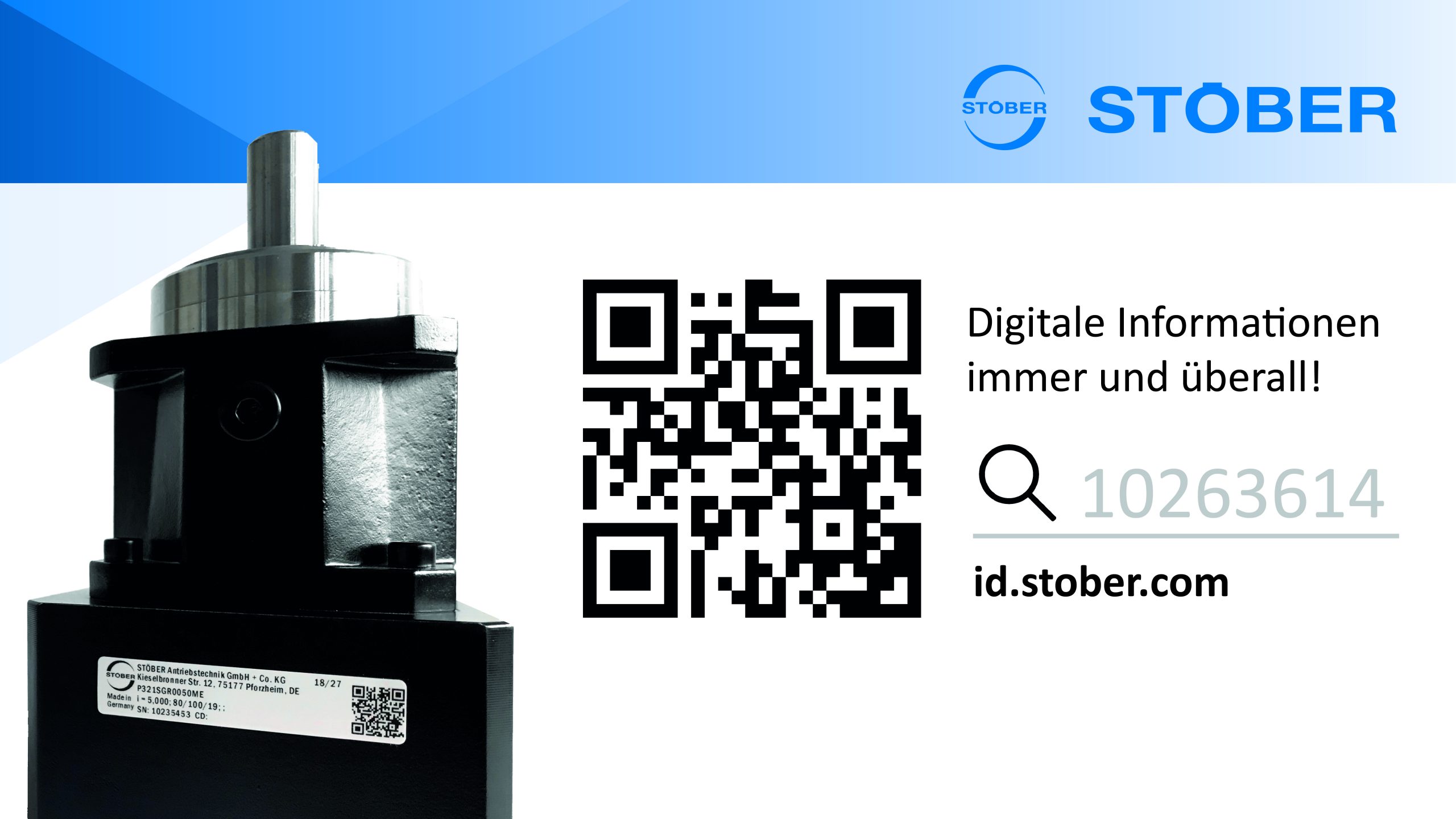 Digitale Informationen auf Typenschildern