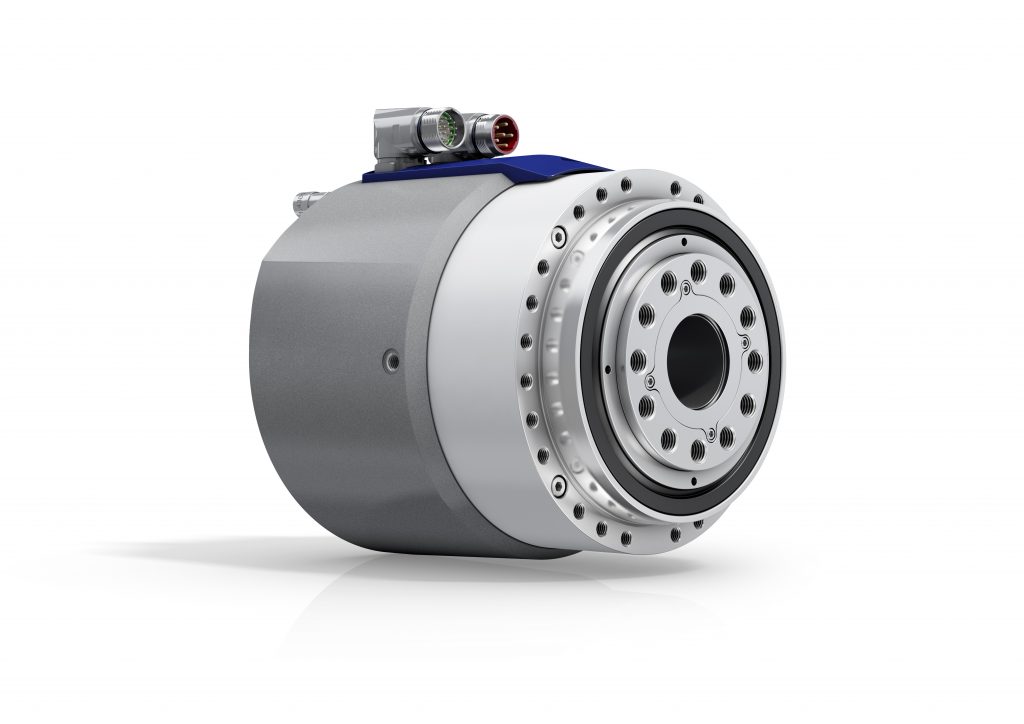 Das Antriebssystem Galaxie D ist eine kompakte mechatronische Einheit aus einem speziell entwickelten, permanenterregten Hochleistungs-Synchronmotor und einem Galaxie-Getriebe.